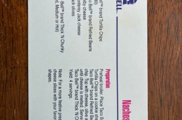 Going through a family member’s old recipes and found this classic