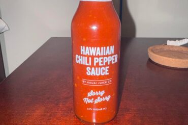 Hawaiian chili pepper sauce!