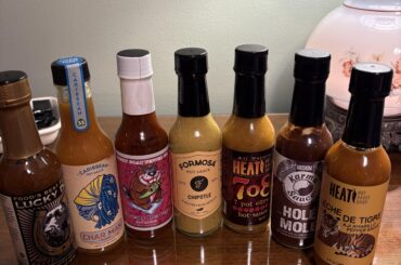 New batch of sauces I’ll be trying this weekend