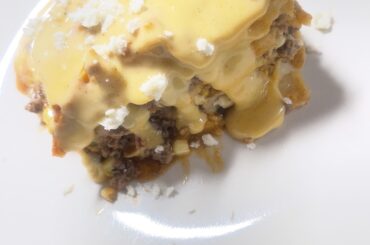 Wife said to make enchiladas, but like lasagna. I said say less.