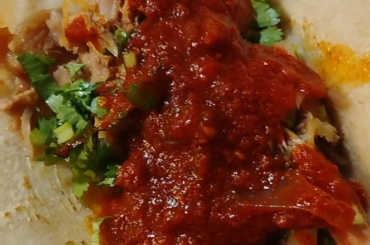 Made my self tacos de carnitas