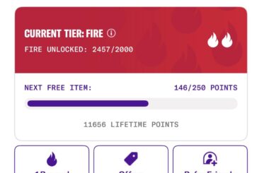 Alright how many lifetime points do you guys have?