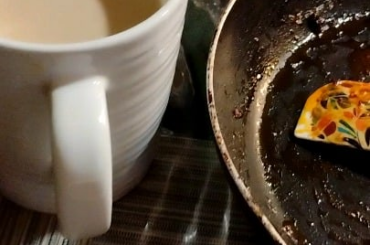 Breakfast chorizo. Con huevo y frijoles negros