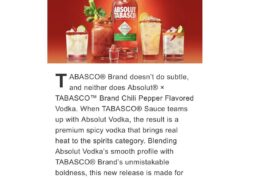 Tabasco’s Official Announcement
