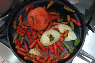 Only way to make good salsa to suffocate everyone in the house with the smells of deliciousness