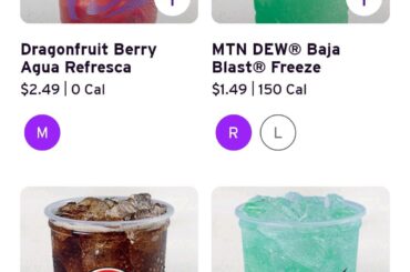 Why do the sodas not get the happy hour price? They used to but now they never do on the app and only freezes get reduces prices.