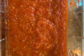 Created my first salsa after being inspired by you all