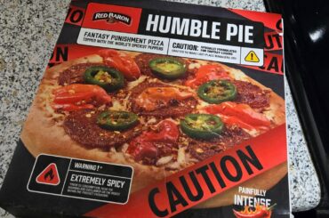 Got my humble pie in today