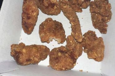 Saddest chicken nuggets ever?