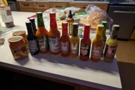 All survived the trip home in the packed bag