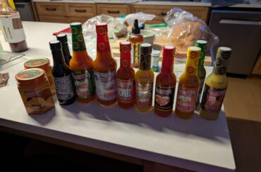 All survived the trip home in the packed bag