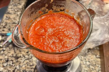 Made some Salsa Roja for the Super Bowl