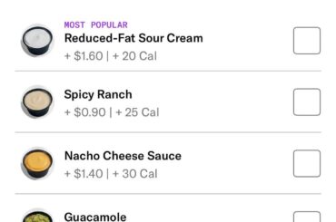 $1.69 for a squirt of sour cream