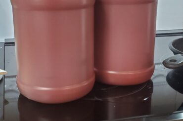 Was gifted 2 gallons of Cajun Chef hotsauce.