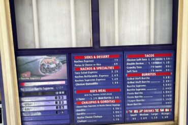 Went back to the Taco Bell Express to take better photos.