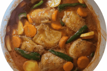 Que hierve un poco mas este estofado de pollo.