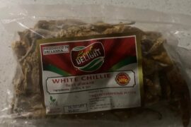 Dried white chilli