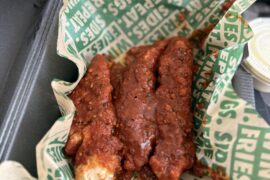 Atomic chicken tenders from Wing Stop