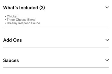 You have to “Add Grilled” for quesadillas now?