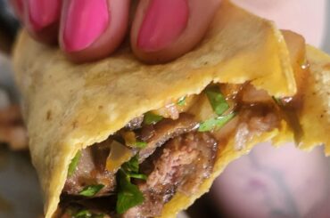 When I walk in on her eating the rest of the lengua in some bomb tacos!