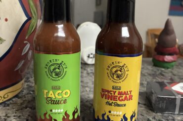 Not sure what to think. The taco sauce wasn’t what I thought. and the malt vinegar not sure to put on but taste some what ok