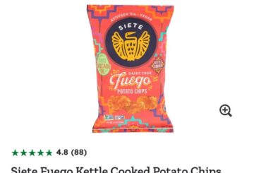 Siete spicy chips