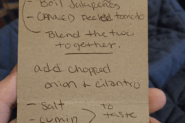 Favorite restaurant closed.. they gave me their salsa "recipe"