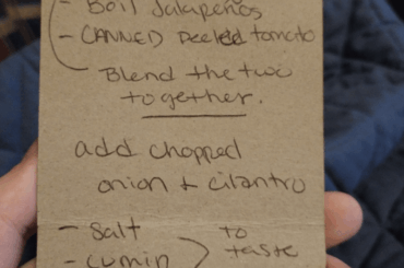 Favorite restaurant closed.. they gave me their salsa "recipe"