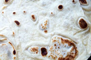 I made flour tortillas for the first time and they came out hard