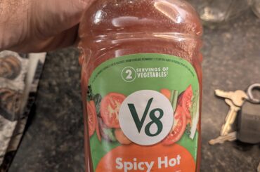 Can we just take a minute to appreciate the MVP that is spicy V8. Haven't changed or toned down the recipe since it came out in the 90s. Hasn't been shrinkflated.