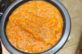 Habanero salsa with carrots