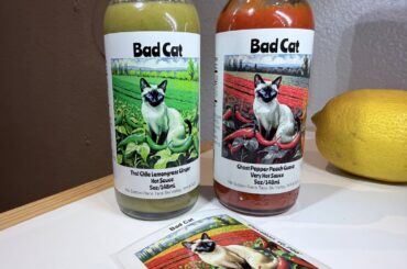 Some fermented hot sauces from New Mexico. Red one is a real zinger
