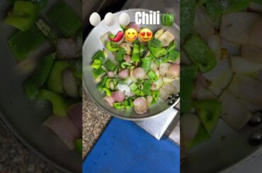 Desi Style Egg Chili 🍳🌶️ | Full Masaledar Taste  #food #cooking#eating  #mukbanginternational