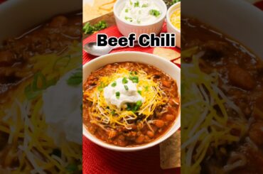 🔥 Beef Chili & Beans 🫘 Perfect For The Winter ❄️