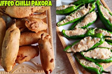 Stuffed Chilli Pakora - Nida's Cuisine - Ramadan Special Recipe