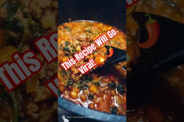 Comfort in a Bowl: How I Make My Famous Homemade Turkey Chili 😋🍅🌶️