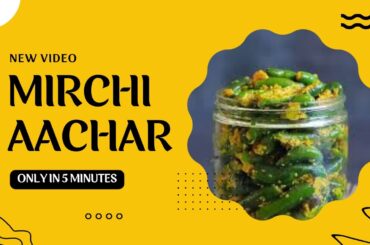 Instant Mirch Achar Recipe | 5-Minute Green Chilli Pickle | No Sunlight, No Fermentation