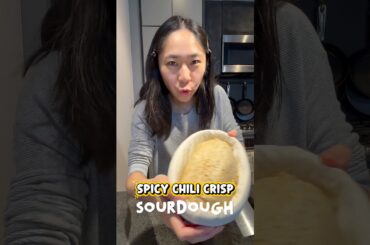 Spicy Chili Crisp Sourdough!! #recipe #bread #sourdoughbread #bakingathome #carbs