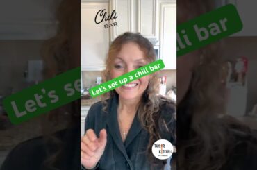 Set Up a Chili Bar with Me