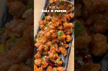 Soya salt n pepper #youtubeshorts #explorepage #soyasaltnpepper #viralrecipe #soyarecipes #hiprotein