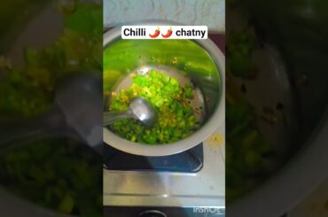 testy chilli chatny 🌶️🍅🫛 #food #recipe