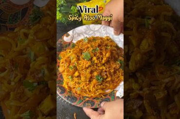 Chilli Maggi in 5 Minutes 🌶️ | Spicy Street Style Maggi #ytshorts #recipe #maggi #spicyfood