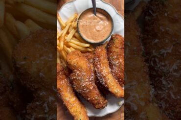 Garlic Parmesan chicken fingers