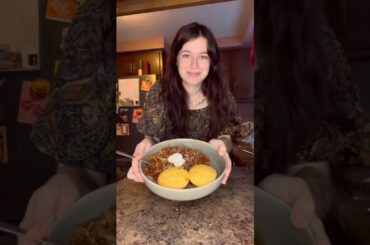 VERY simple chili recipe🌶️ #food #cooking #shortvideo #recipe #baking #crockpotrecipes #blessed