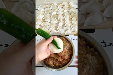Make Chilli Chaap Momos! #shorts