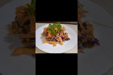 salad with bell  pepper dressing | healthy salad  #greensalad  #food #recipe