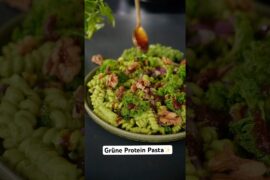 Grüne Pasta-Sauce mit Proteinen und Ballaststoffen 🌿 einfach und köstlich #mrsflury #gesund