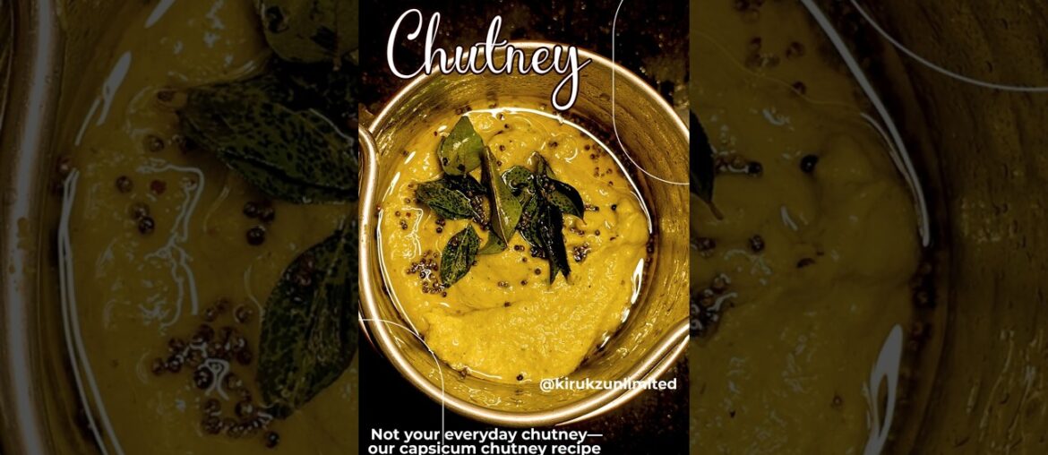 Healthy Capsicum Chutney in 60 Sec! Bell Pepper Chutney Recipe #chutneyrecipes #weightlossrecipe