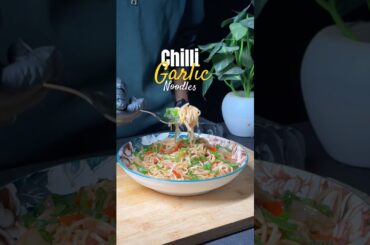 Chilli garlic noodles recipe | Vishesh Monga | check full recipe on my channel | #yt #recipe #asmr