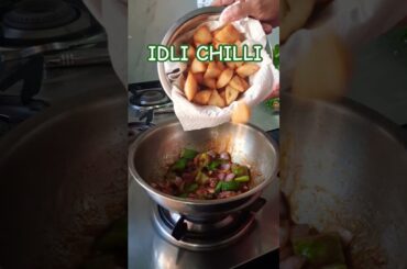 IDLI CHILLI RECIPE #shorts #viral #trending #snacks#desichinise #idli#restaurantstyle#foodie#recipe